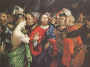 Christ and the Woman Taken in Adultery (mk05